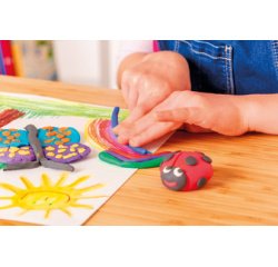Pâte à modeler Creaplast, boîte de 14, bleu