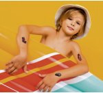 ZDesign KIDS Tatouages 'voitures de course', noir/rouge