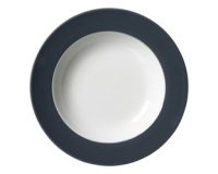 Assiette creuse DOPPIO ANTHRACITE
