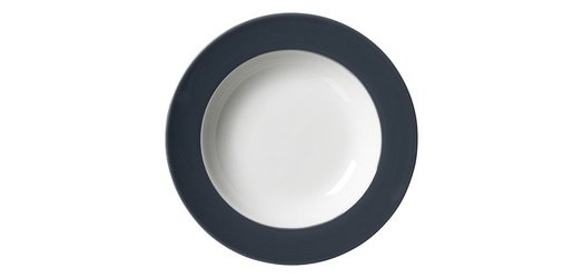 Assiette creuse DOPPIO ANTHRACITE