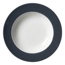 Assiette creuse DOPPIO ANTHRACITE