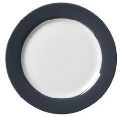 Assiette plate DOPPIO ANTHRACITE, 270 mm