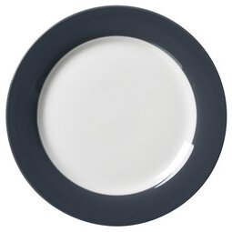 Assiette plate DOPPIO ANTHRACITE, 270 mm