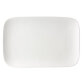 Plat en porcelaine blanche Arena, rectangulaire