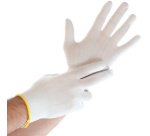 Gant de travail Ultra Flex, en nylon, L, blanc - La paire