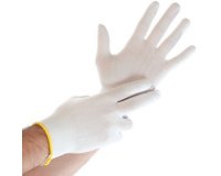 Gant de travail Ultra Flex, en nylon, L, blanc - La paire