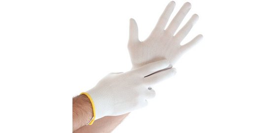 Gant de travail Ultra Flex, en nylon, S, blanc - La paire