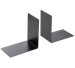 Serre-livres, (L)90 x (T)140 x (H)140 mm, noir