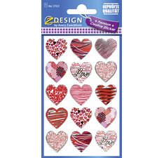 ZDesign CREATIVE Sticker 'coeurs', film à effet
