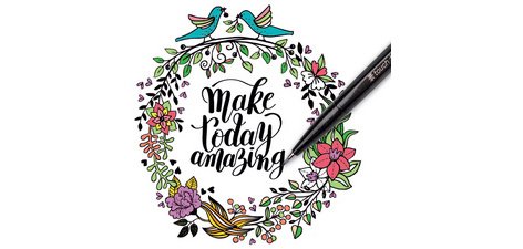 Arts Stylo feutre Brush Sign Pen SES15