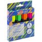 Markeerstift - etui van 4 stuks assortiment