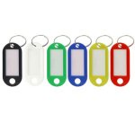 Porte-clé avec anneau, pack de 200, assorti