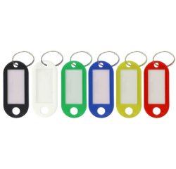 Sleutelhanger met ring - pak van 100 stuks