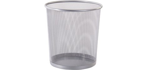 Corbeille, en fils métalliques, 12,3 L, argent
