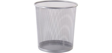 Corbeille, en fils métalliques, 12,3 L, argent