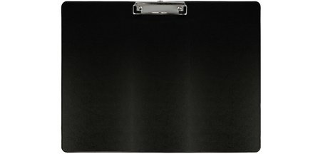 Porte-bloc à pince, plastifié, A3 portrait, noir