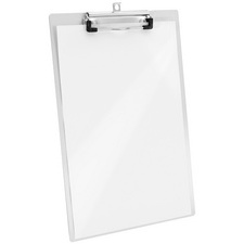 Klembord in aluminium A4 zilver