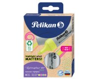 Surligneur 490 eco, étui de 6, couleurs fluo