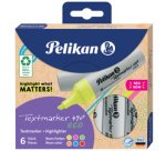 Surligneur 490 eco, étui de 6, couleurs fluo