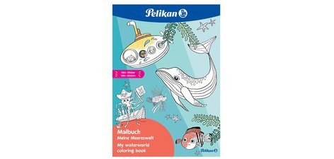 Cahier de coloriage 'mon monde sous-marin', A4