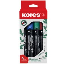 Marqueur permanent 'ECO XP1', pointe ronce, étui