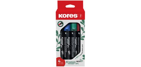 Marqueur permanent 'ECO XP1', pointe ronce, étui