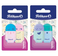 Gomme en plastique Squeezy You, carte blister