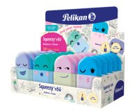 Gomme en plastique Squeezy You, en présentoir