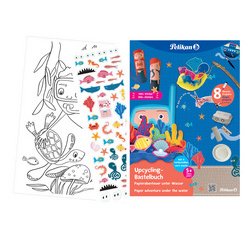 Cahier d'art plastique upcycling 'monde aquatique'