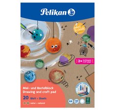 Bloc de dessin et d'art plastique C4/20 nature, A4