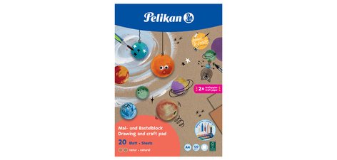 Blok voor tekenen en plastische kunst C4/20 natuur, A4