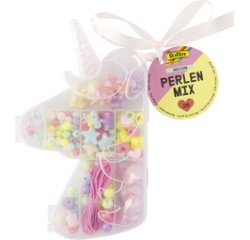 Mélange de perles UNICORN, 170 pièces