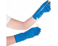 Chemical protection glove High Risk, S, blue - Box of 50 gloves