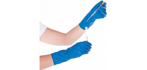 Gant de protection chimique High Risk, XL, bleu - Boîte de 50 gants