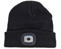 Bonnet avec lampe LED