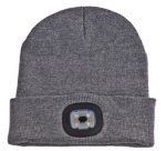 Bonnet avec lampe LED