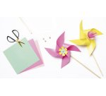 Feuille pour origami, en plastique, 200 x 200 mm
