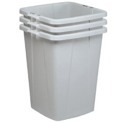 Poubelle DURABIN ECO 90, carré