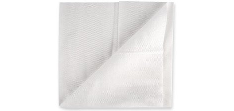 Chiffon nettoyant Hygotex, viscose, couché, blanc