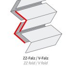 Essuie-mains, 250 x 210 mm, pliage V/ZZ, blanc