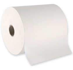 Rouleau d'essuie-mains 2 couches, 130 m, blanc pur