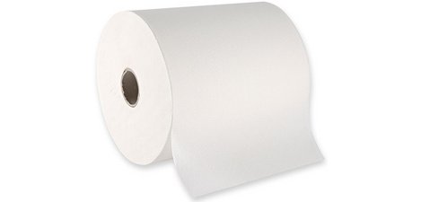 Rouleau d'essuie-mains 2 couches, 130 m, blanc pur