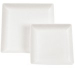 Assiette en canne à sucre Eleganza, carré