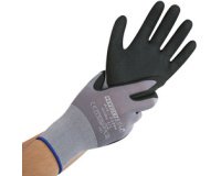 Arbeitshandschuh Ergo Flex, L, grau/schwarz - Das Paar