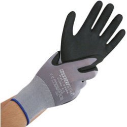 Work glove Ergo Flex, L, grey/black - Pair