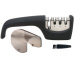 Affûteur de couteau, 4 niveaux, noir