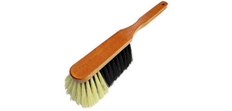 Brush, in precious wood, length: 320 mm