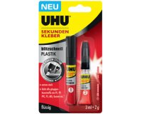 Secondelijm bliksemsnel voor plastic 3 ml 2 g