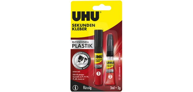 Blitzschnell instant adhesive PLASTIC, 3 ml 2 g