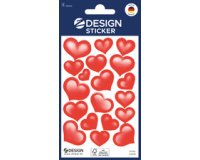 ZDesign Sticker CREATIVE 'coeurs', coloré